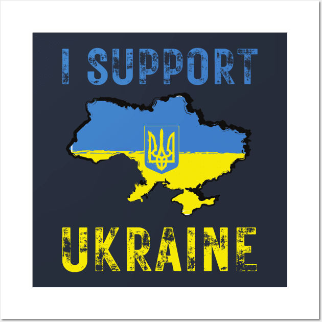 I support ukraine Wall Art by aspanguji